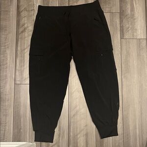 all in motion Black Cargo Track Pants